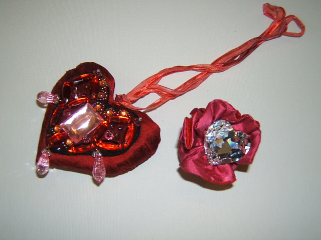 Glitter Hearts  $ 27.00 each